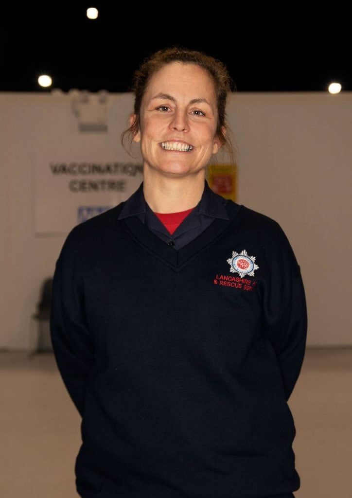 Firefighter Sarah Holden